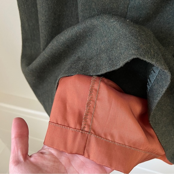 Vintage Wool Forest Green Skirt vintage size 9 - Picture 12 of 13